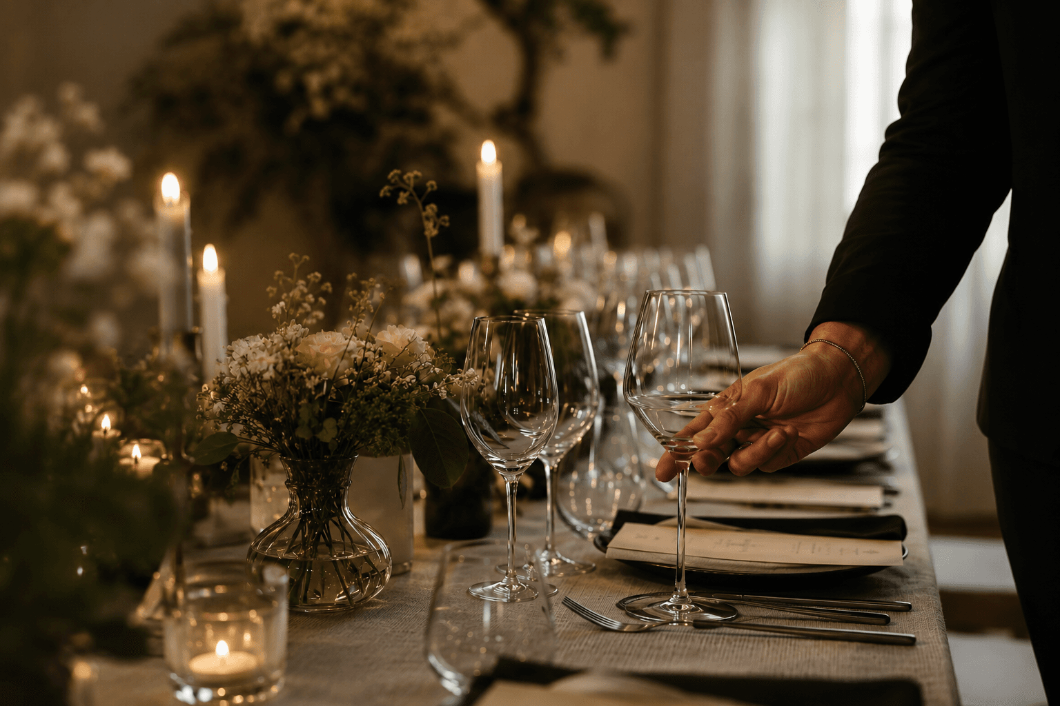 Every detail set before the first guest arrives